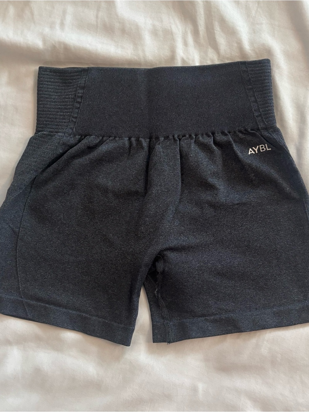 AYBL charcoal gray bike shorts
